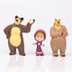 thumbnail image 4 of Figura DE ACCIÓN DE Masha y el oso, modelo de Anime, juguetes de dibujos animados para amigos, regalos, 10 piezas, 4 of 5