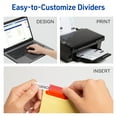 thumbnail image 5 of Avery Insertable 5-Tab Dividers, Multicolor Tabs (12-Pack of 81000), 5 of 7