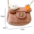 thumbnail image 2 of Bolso bandolera con correa de cadena y felpa, 2 of 6