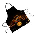 thumbnail image 4 of Delantal de Halloween delantal de halloween sin mangas impermeable babero unisex delantal feliz halloween b Fanmusic Delantal de Halloween, 4 of 6