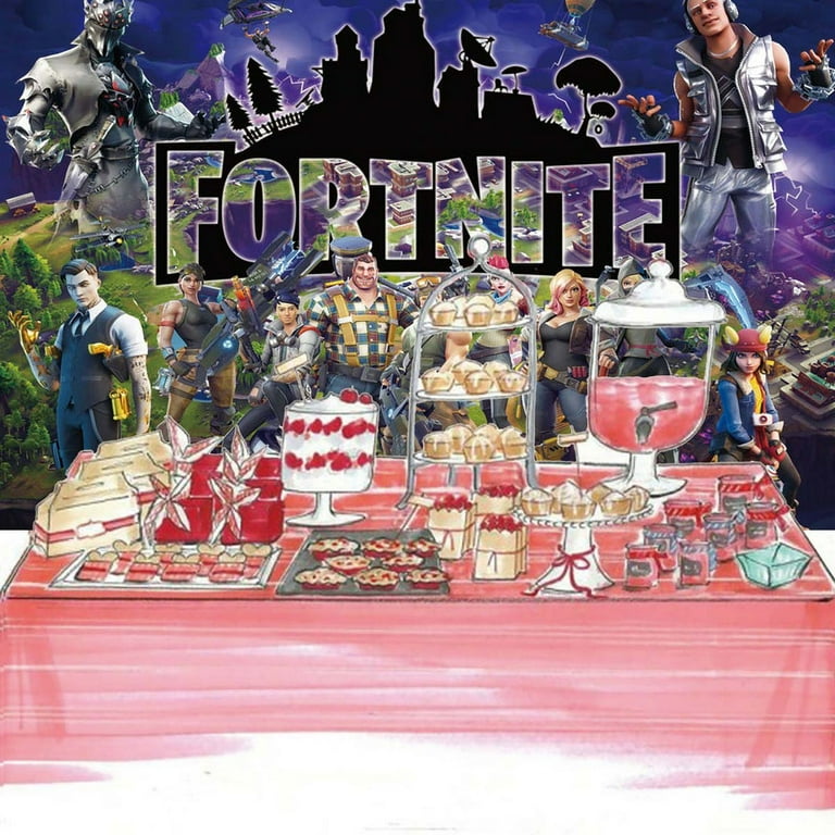 Fortnite Birthday Banner Backdrop Background Taspestry Post Wall