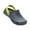 Charcoal/Citrus, variant on Joybees Kids' Active Clog - Comfortable and Easy to Clean Slip-on Water Shoes for Girls and Boys