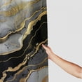 thumbnail image 3 of BCIIG Black White Marble Shower Curtain, Minimalist Modern Shower Curtain Set for Bathroom, Abstract Fabric Bath Curtain with Hooks, 3 of 6