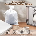 thumbnail image 2 of Commercial Grade Cold Brew Coffee Filters, 20" x 20" Bulk Brewing Bags for 5 Gallon Buckets, Capacity Up to 5 LBS of Coffee, 2 of 8