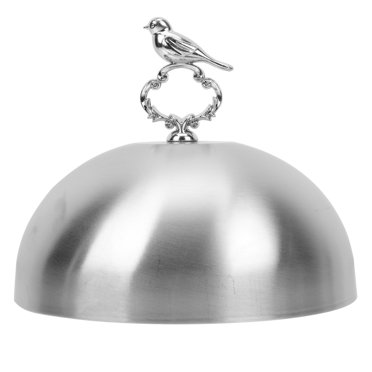 Housse de Protection en Acier Inoxydable pour Steak, Protecteur de Vaisselle pour la Maison (Argent)