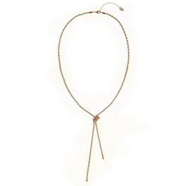 Time and Tru Goldtone Initial Letter "M" Necklace Set for Women, 2 ...