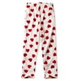 thumbnail image 3 of Ma Croix Mens Flag Camo Pattern Fuzzy Pajama Pants Fleece Brushed Sweatpants Sherpa Sleepwear, 3 of 8