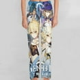 thumbnail image 2 of Genshin Impact Pajamas Pants 3D Printing Wide Leg PJ Pant Loungewear Casual Comfy Sleepwear Lounge Pants for Men Women3XL, 2 of 9
