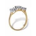 thumbnail image 2 of PalmBeach Jewelry 1/10 TCW Round Diamond Cluster Ring in 10k Gold, 2 of 5