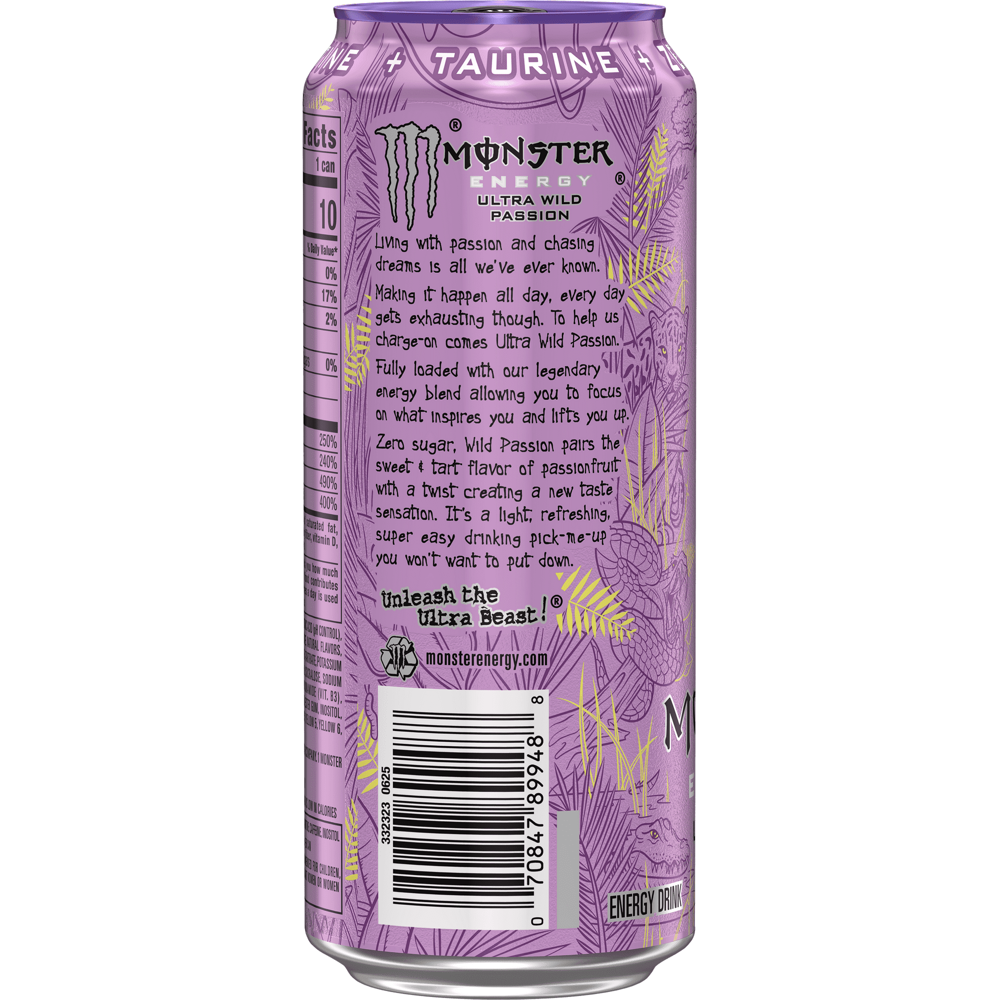 Monster Ultra Wild Passion Energy Drink 24ct 16 fl oz