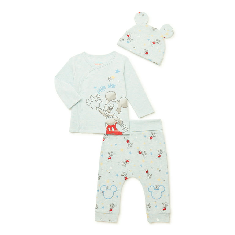 inrichting Armstrong kever Disney Baby Wishes + Dreams Baby Boy Mickey Mouse Sleep 'n Play & Take Me  Home Set, 7-Piece, Newborn-3/6 Months - Walmart.com