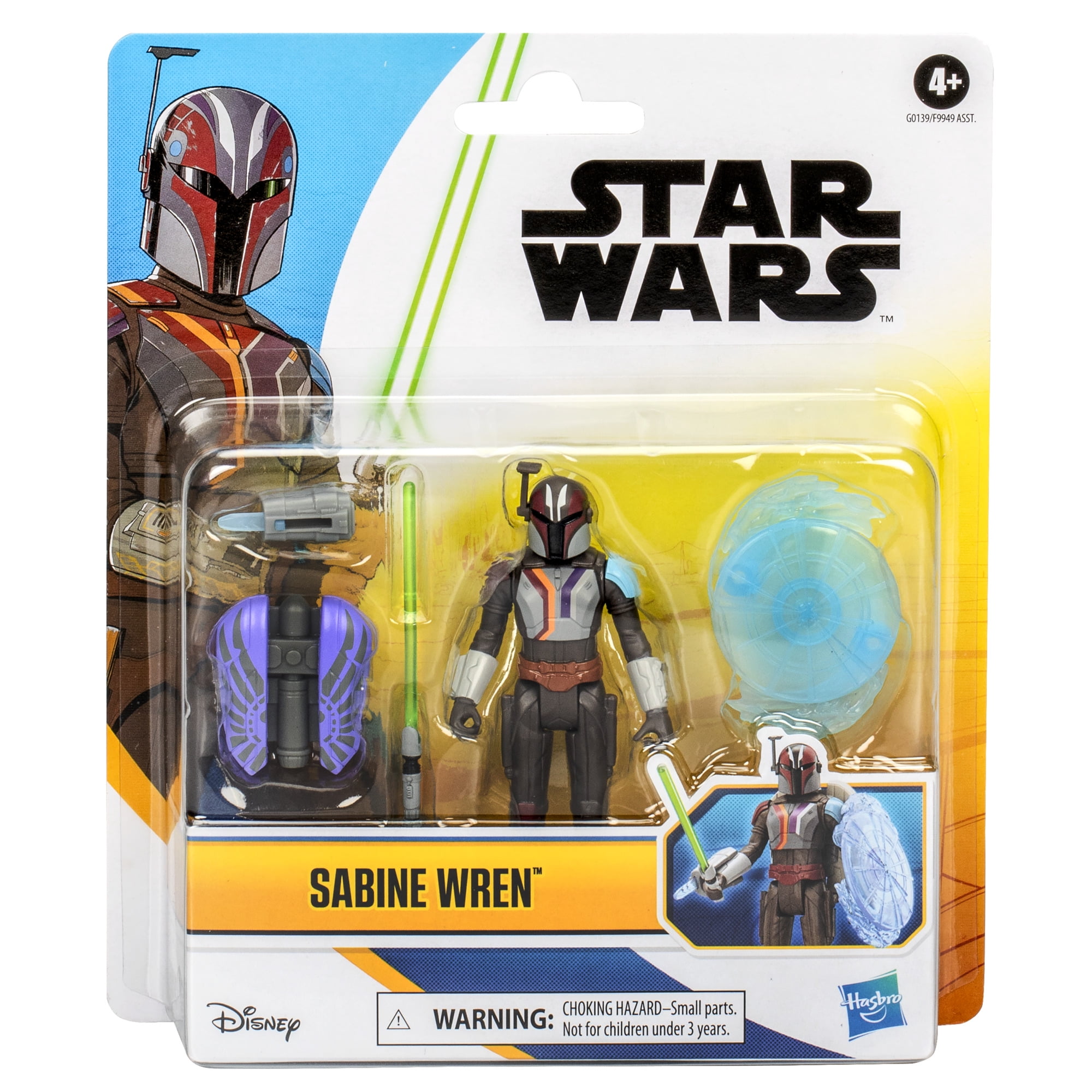Star Wars Epic Hero Series Sabine Wren Action Figure & 4 Accessories (4")
