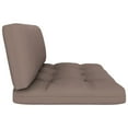 thumbnail image 3 of vidaXL Polyester Outdoor Sofas with Seat and Back Taupe, 3 of 12