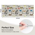 thumbnail image 5 of Butterfly Text Pattern Kitchen Rug Mat,Kitchen Runner Rugs Non Skid Washable,Decorative Kitchen Floor Mats for Kitchen,Sink,Laundry,17"X47", 5 of 5