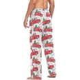 thumbnail image 6 of Top-kevin Christmas Red Truck Pajama Pants Mens Lounge Pants Super Soft Men Pajama Bottoms with Pockets Drawstring, 6 of 7
