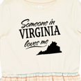 thumbnail image 4 of Inktastic Someone in Virginia Loves Me Girls Toddler Dress, 4 of 5