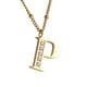 thumbnail image 3 of Collar Inicial de Mujer Letra A LuckyLy, Acero Inoxidable, Baño de Oro 18k y Zirconia Cúbica, Modelo Olga dorado UNITALLA, 3 of 8
