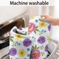 thumbnail image 5 of Pioneer Flower Floral Print Pattern Bathroom Rugs Mat, Non Slip Microfiber Bathroom Rug with Rubber Backing, Soft Mats for Bathroom Floor Tub Shower, 24"x60", 5 of 5
