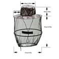 thumbnail image 2 of Drasry Fishing Hunting Net Hat Mosquito bees Garden Hats(Purple), 2 of 4