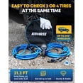 thumbnail image 5 of Kohree 4 Tire Inflation & Deflation System, Up to 200" Wheelbase, Fast Air Up Air Down Kit, 13FT+8.2FT Air Hose & Digital Pressure Gauge for Truck Car Motorcycles Off Road Vehicle, 5 of 9