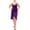 Purple, variant on Luxtrada Women's Plus Size Spaghetti Strap Cover Up Bikini Beach V Neck Backless Wrap Short Dress Backless Bathing Suit Summer dress "Size S, Gray"