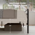 thumbnail image 3 of Novilla Metal Bed Frame Queen Size - Modern Minimalist Victorian Style with Headboard, 3 of 8