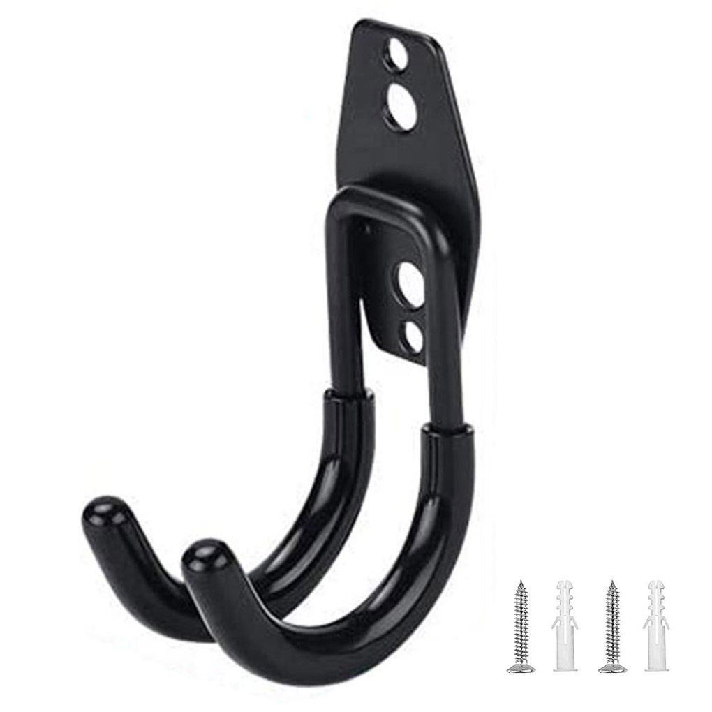 Garage Hooks Heavy Duty Steel Garage Storage Hooks Wall Mount Garage Hanger with Nonskid
