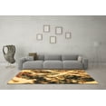 thumbnail image 3 of Ahgly Company Indoor Square Abstract Brown Modern Area Rugs, 8' Square, 3 of 4
