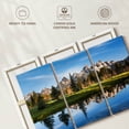 thumbnail image 6 of Elephant Stock Grand Tetons Reflection Wall Art - Horizontal Multi Panel Canvas - Living Room Wall Decor - Nature Multi Panel - Green And Blue Decor - 33" x 20", 6 of 8