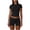 Black, variant on Womens Matching Clothing Set Summer Lounge Workout Slim Tops and Shorts Activewear Two Piece Outfits