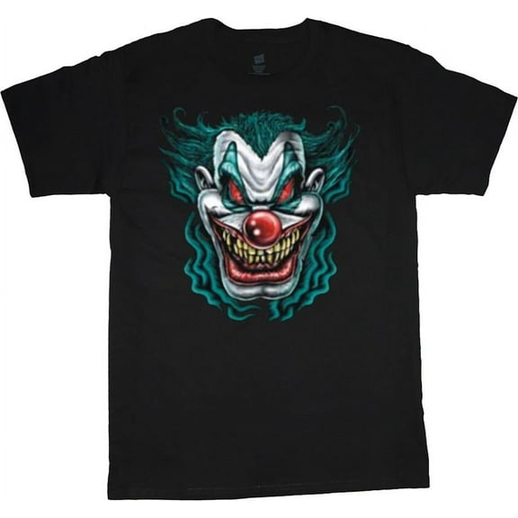 Evil Clown Costume Halloween T-shirt Mens Graphic Tees