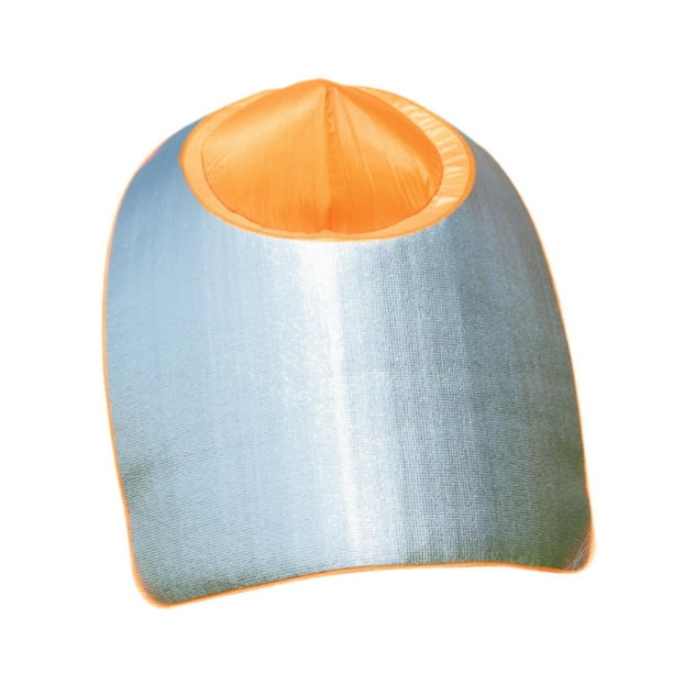 Sombrero protector solar con chal multiusos para agricultura, capa con capucha impermeable Azul