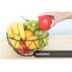 thumbnail image 4 of Frutero de metal negro con base de madera Adepaton ZH-300, 4 of 7