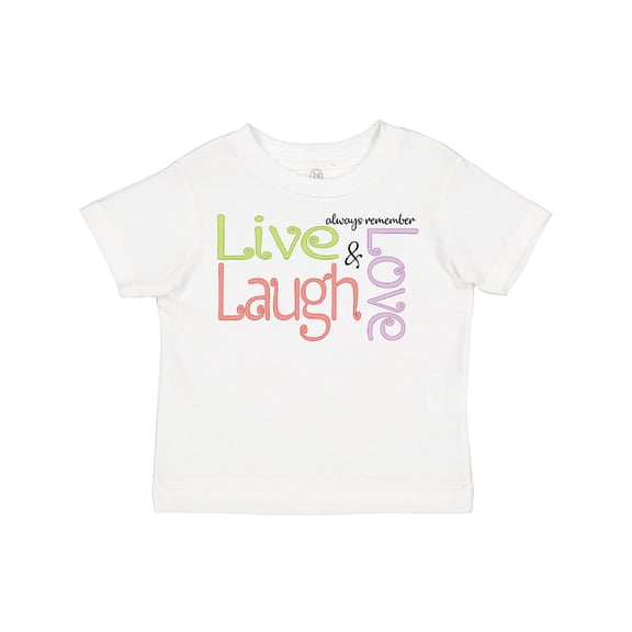 Inktastic Live, Laugh, Love Boys Toddler T-Shirt
