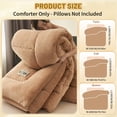 thumbnail image 2 of ANMINY Double-Sided Milk Fleece Winter Comforter, Reversible Soft Warm Bedding, 2 of 8