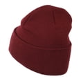 thumbnail image 3 of Wording of Cutie Embroidered Beanie - Maroon OSFM, 3 of 5