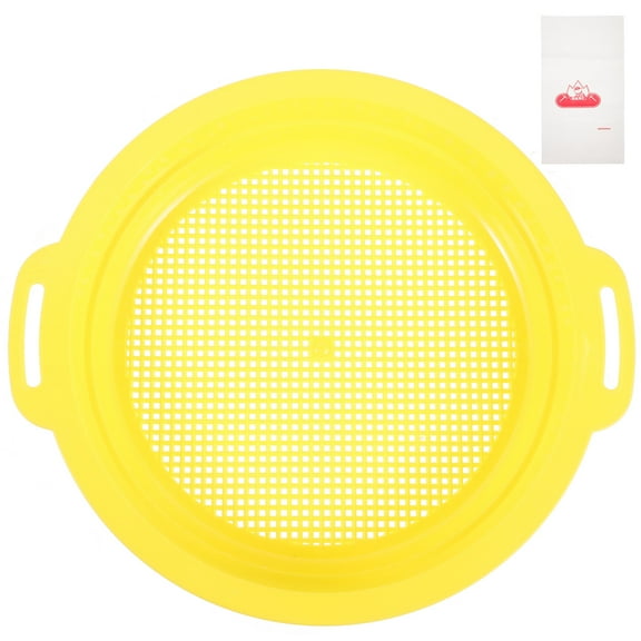 Liukekj 1 Set Mesh Sieve Potable Filter Sifting for Prospecting Gold Sifter with Bag