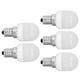 thumbnail image 5 of 5 bombillas de luz LED de 1,5 W y 75 lm con rosca E12 para lámpara de escritorio, ventilador de techo, lámpara de pared, CA 220 V, luz cálida, 6000 K, 5 of 10