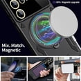 thumbnail image 2 of Large Viewport Design Case for Samsung Galaxy S24 Ultra (Not S24) with Ring Kickstand, Full Camera Lens Protector Large Window Shockproof  Cover Case for Samsung Galaxy S24 Ultra YD-Red, 2 of 9