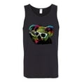 thumbnail image 2 of Neon Technicolor Trippy Party Rainbow Koala | Mens Animal Lover Graphic Tank Top, Black, Small, 2 of 4