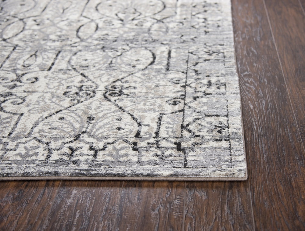 Rizzy Rugs Panache Area Rug PN6982 Taupe Circles Curves 3' 3" x 5' 3" Rectangle