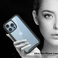 thumbnail image 3 of iPhone 14 Pro Max Case, Case Cover for 2022 iPhone 14 Pro Max 6.7", Njjex Hard Plastic Full-Body Rugged Transparent Clear Back Bumper Case Cover for Apple iPhone 14 Pro Max -Black, 3 of 7