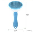 thumbnail image 3 of US 1 Pack Self Cleaning Slicker Brushes for Dogs Cats Pet Grooming Brush Tool, 3 of 5