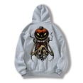 thumbnail image 4 of Sudadera Con Capucha Con Bolsillo De Canguro Con Estampado De Halloween, Sudadera Con Capucha De Manga Larga Informal Con Cordón, Ropa De Mujer, 4 of 4