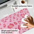 thumbnail image 6 of Pink Leopard Gaming Mouse Pad for Desk, Extended Large Leopard Print Mouse Pad, Pink Mousepad XL, Cute Cheetah Mouse Pad, Long Big Mouse Mat, Leopard Decor Stuff Accessories, 31.5 X 11.8 Inch, 6 of 7