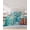 Turquoise, variant on 4 Piece Full Sheet Set Sea Turtle Coastal Sheets Set for Full Size Bed, Breathable Soft Microfiber Bed Sheets Cooling Nautical Summer Coral Ocean Vintage Fitted Sheet Deep Pocket, Pillowcases