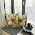 thumbnail image 6 of Dashan Butterfly Throw Pillow Covers 18x18 4 PCS Vintage Style Home Couch Cushion Pillowcases for Sofa Living Room, 6 of 6