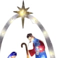 thumbnail image 6 of yotijay Christmas Nativity Scene Figurine Set Jesus Holy Family Statue Light up Birth of E, 6 of 9