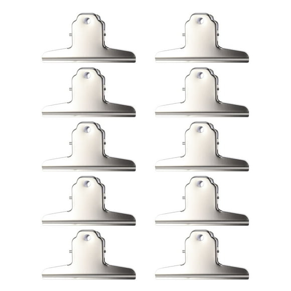 AURARMLET 10Ud Clips Para Bolsas Con Material De Acero Premium Para Hermético Color Plata