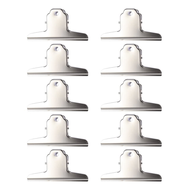 AURARMLET 10Ud Clips Para Bolsas Con Material De Acero Premium Para Hermético Color Plata